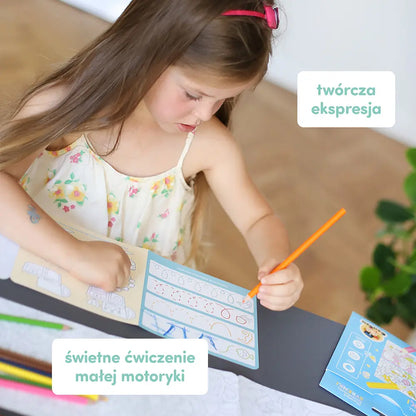 CzuCzu Dłuuugie kolorowanki Syrenki 01294