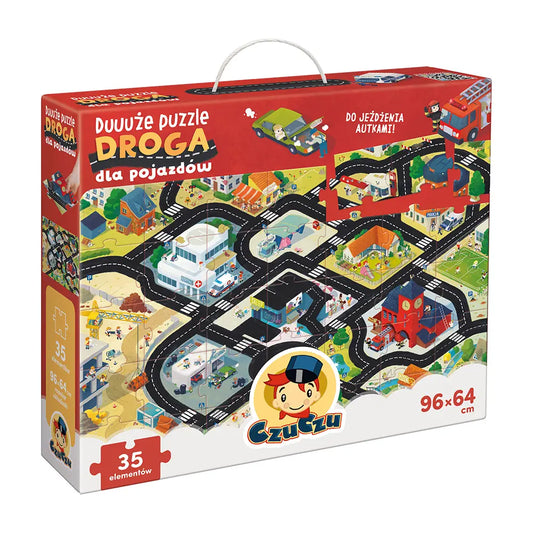 CzuCzu Duuuże puzzle Droga dla pojazdów 91613