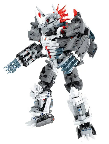 Immaster klocki mecha wojownik srebrny 965 elementów