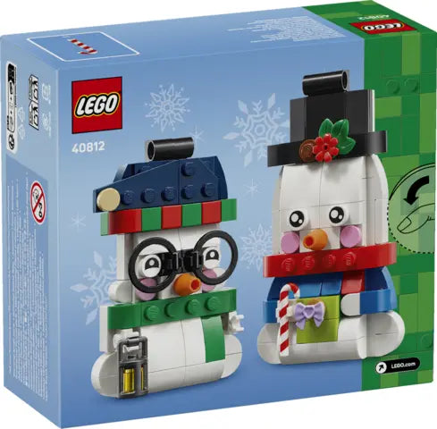 Lego Iconic - Ozdoby z bałwankami