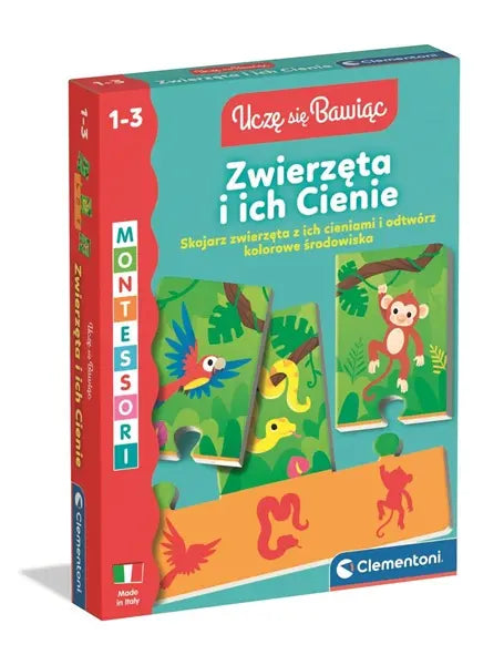 Uczę się bawiąc! Zwierzęta i ich cienie