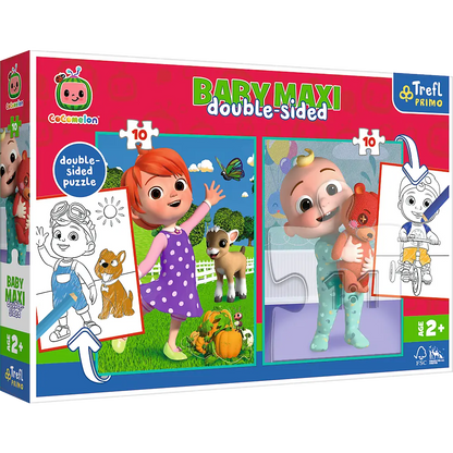 Puzzle Baby Maxi 2x10 elementów Cocomelon Przyjaciele