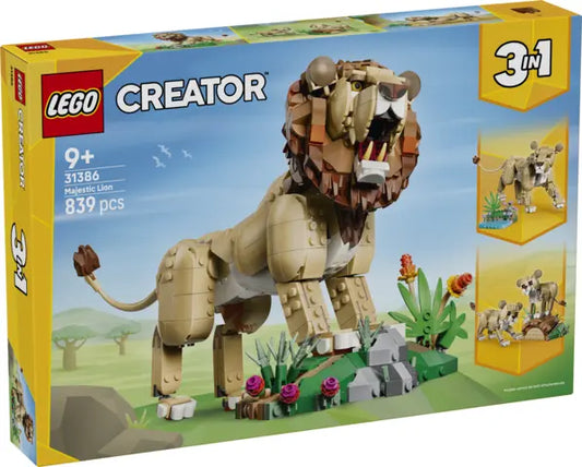 Lego Creator - Dzikie zwierzęta: Dumny lew