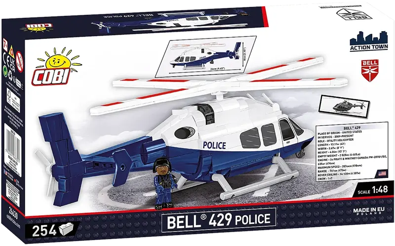 COBI Samoloty cywil.Bell 407 Police 266kl 26630