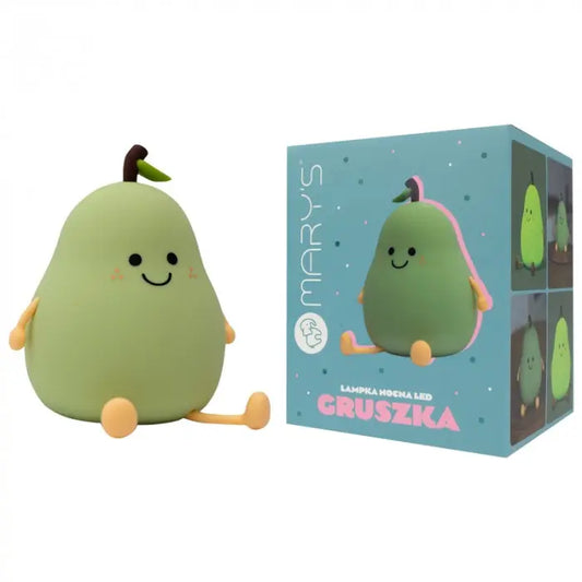 Lampka nocna LED - Gruszka zielona