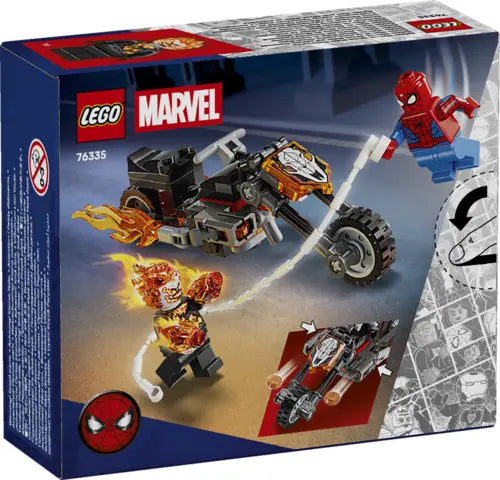Lego Super Heroes Marvel - Spider-Man kontra Ghost Rider na motocyklu