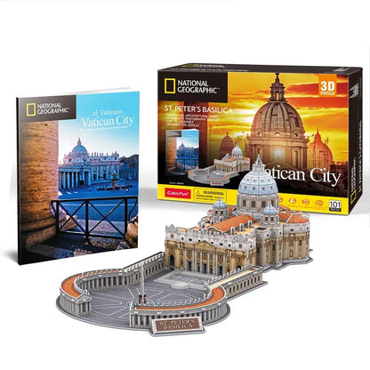 Puzzle 3d national geographic bazylika św piotra