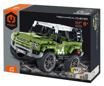 Immaster klocki pojazd off road zielony 474 elementy