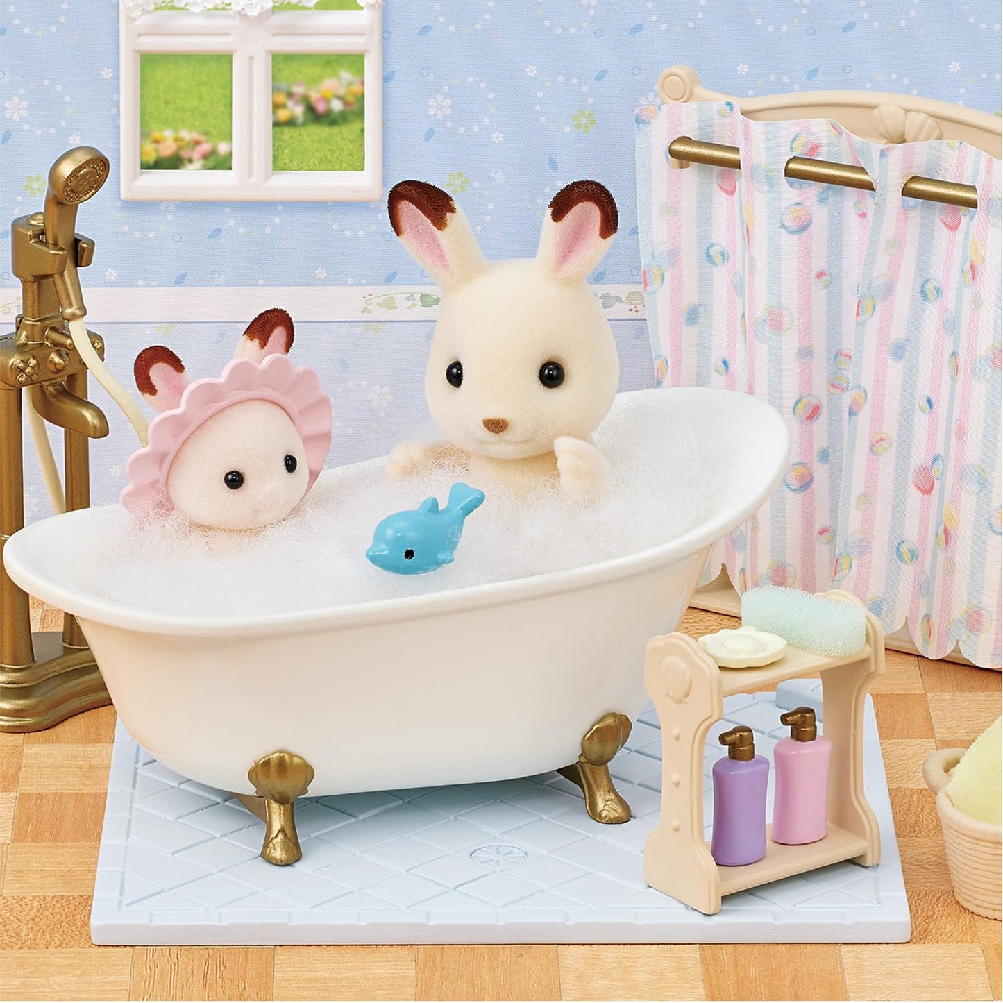 Sylvanian families łazienka-wanna i prysznic