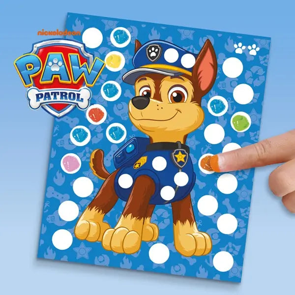 Psi Patrol malowanie odciskami palców