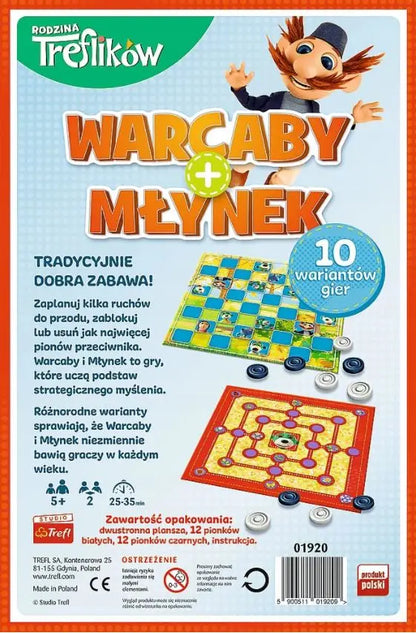 GRA Warcaby / Młynek Trefliki 01920