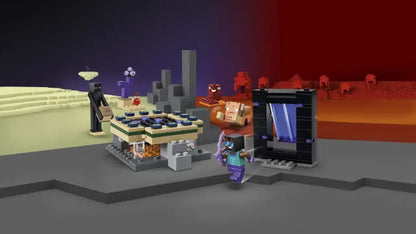 Lego Minecraft - Podróż przez portal Netheru i Kresu