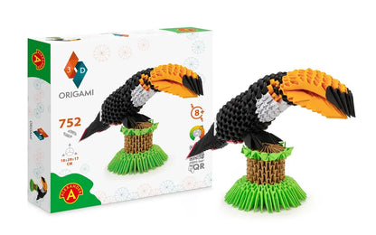 Origami 3d tukan