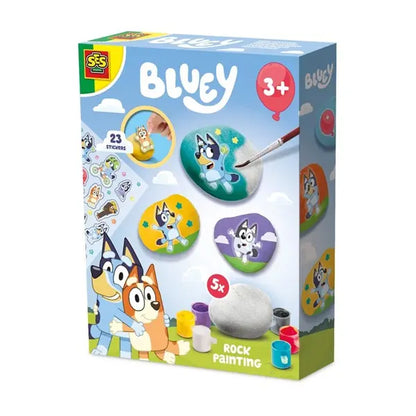 Bluey malowanie kamieni