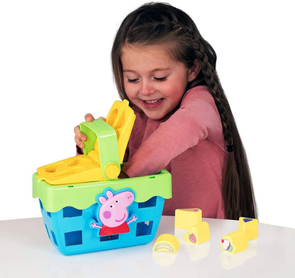 Peppa pig muzyczny koszyk-sorter