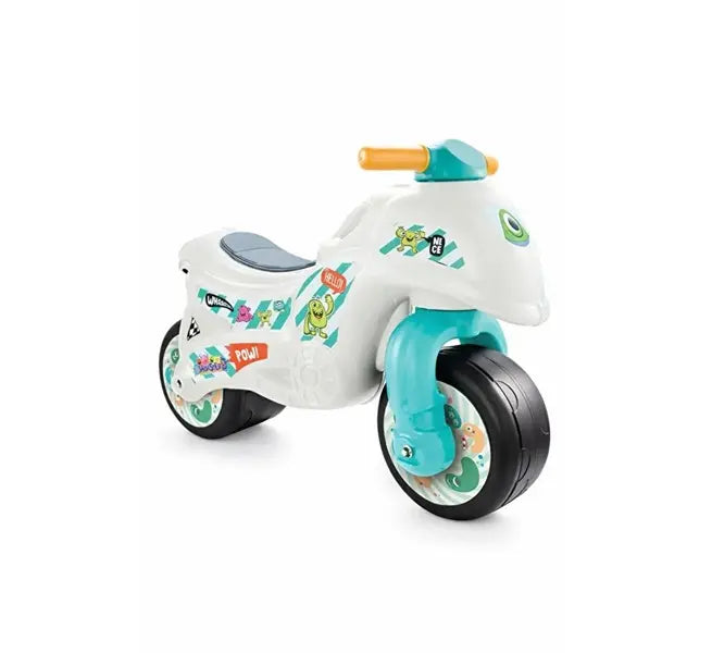 Motor jeździk biało-zielony
