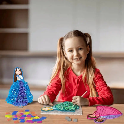 Zestaw kreatywny Skillmatics, Poke - In Art, Magiczne Księżniczki