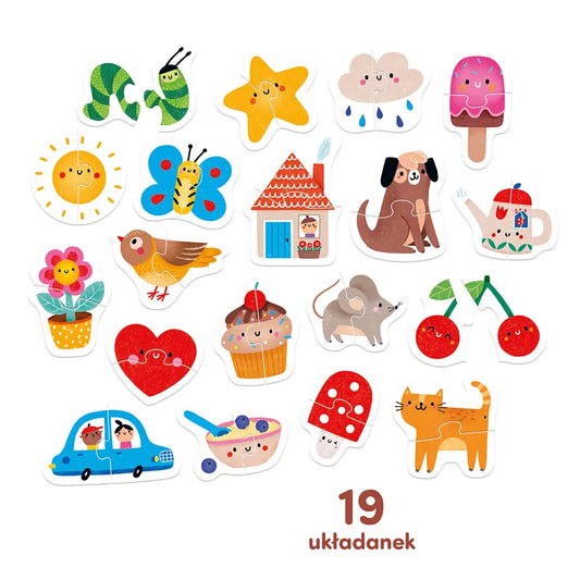 CzuCzu Moje pierwsze puzzle Do pary 15 m.+