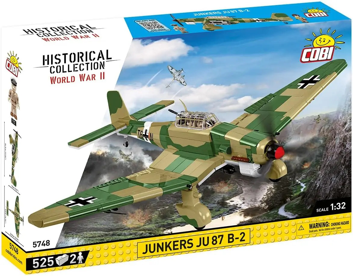 Hc wwii junkers ju-87 g/d tank bust 525 klocków