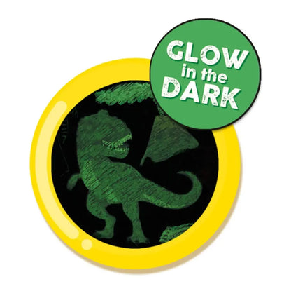 Zdrapywanka świecąca w ciemośći Dino
