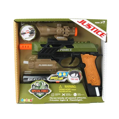 Pistolet na baterie w pudełku