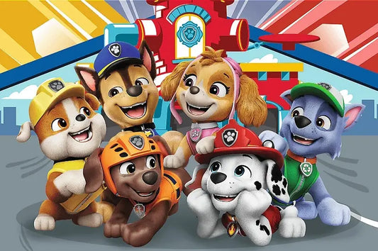 Puzzle Premium Plus Kids Psi Patrol 60 el., Psie popołudnie i kolekcjonerski plakat