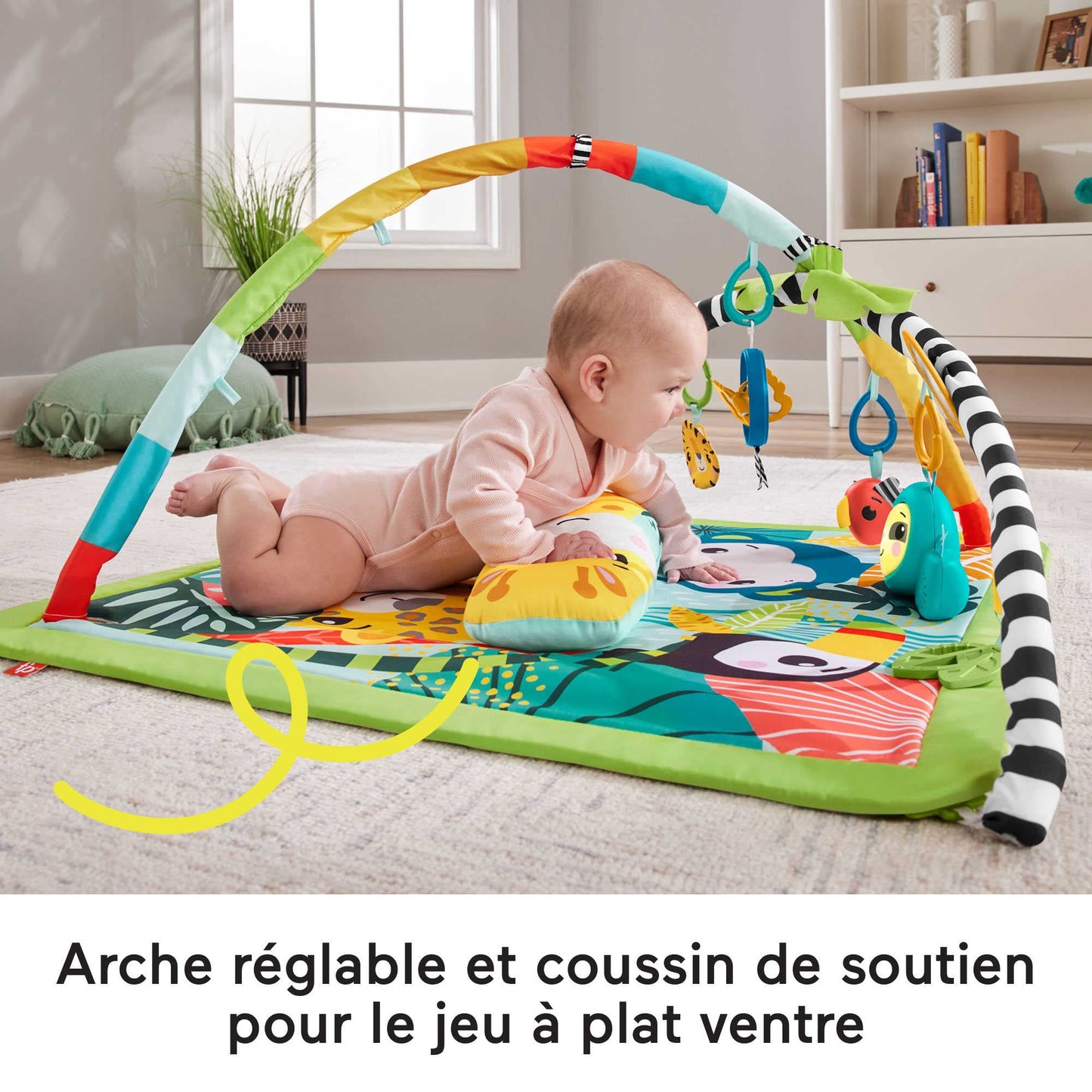 Fisher-price mata edukacyjna 3w1 las tropikalny