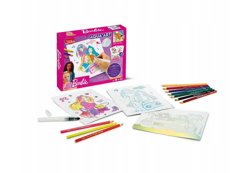 Maped creativ aqua art obrazy akwarelowe barbie