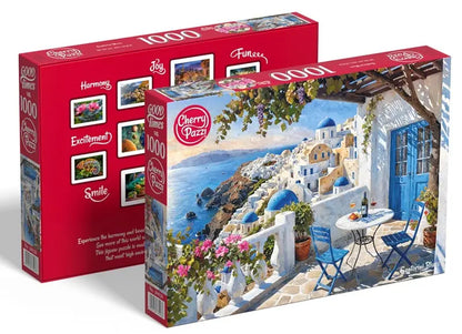 Puzzle 1000 Cherrypazzi Santorini Blues