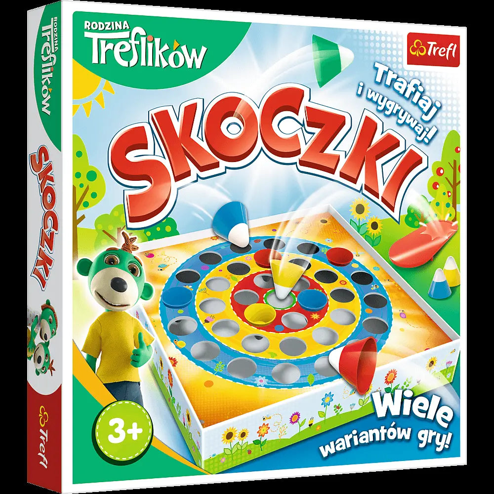 Gra skoczki rodzina treflików