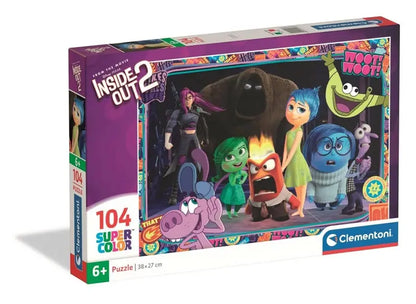 Puzzle 104 SuperKolor Inside Out 2