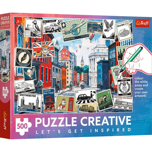 Puzzle 500 el. Creative - Pozdrowienia z Londynu