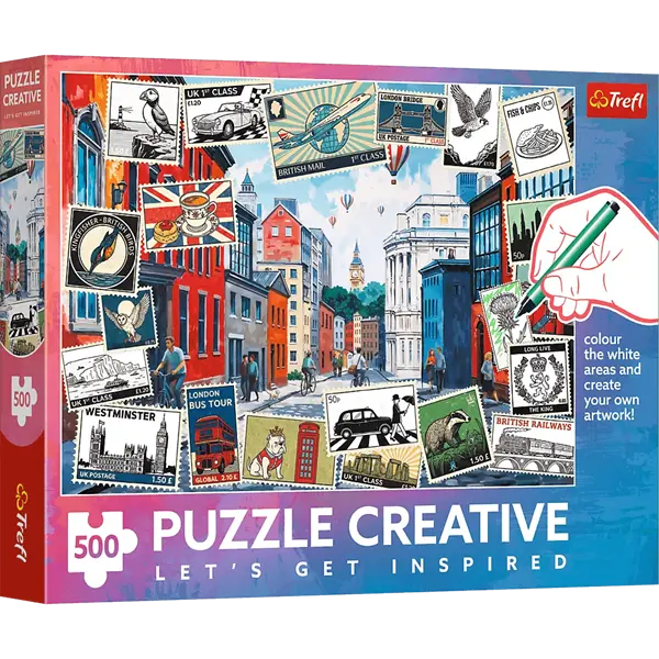 Puzzle 500 el. Creative - Pozdrowienia z Londynu