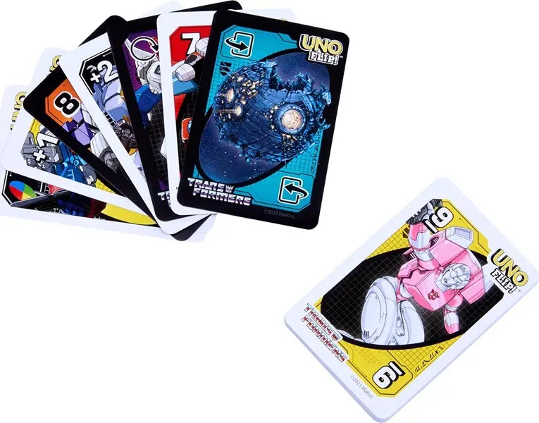 UNO FLIP! Transformers gra w karty HXJ49 /8