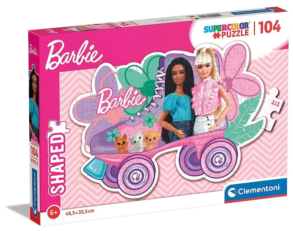 Puzzle shape barbie 104 elementy