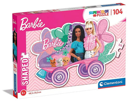 Puzzle shape barbie 104 elementy