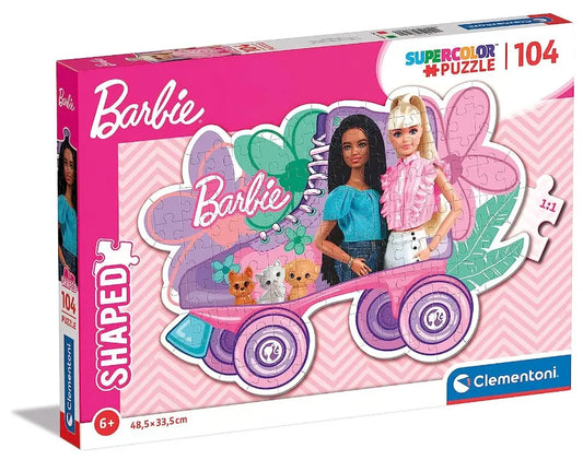 Puzzle shape barbie 104 elementy