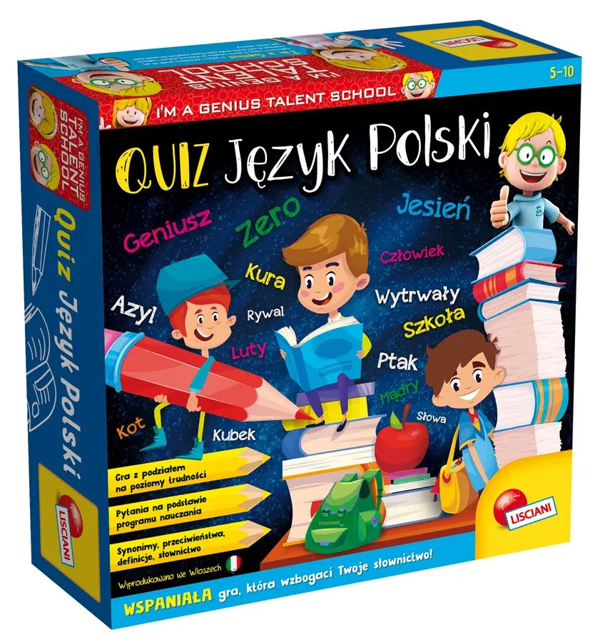 Lisciani i am a genius quiz język polski