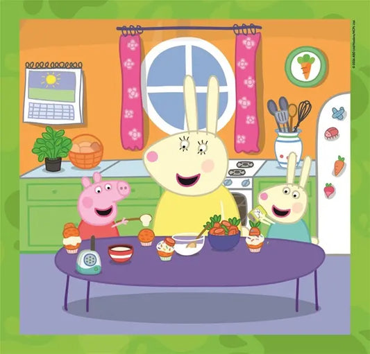 Puzzle 3x48 SuperKolor Świnka Peppa