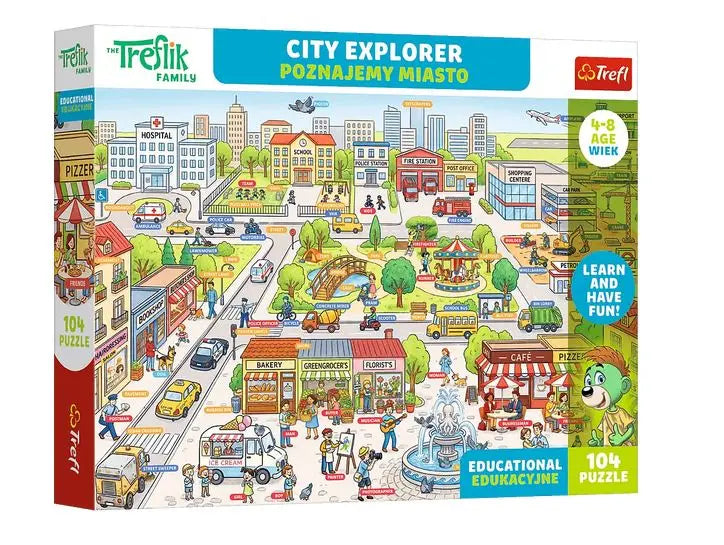 PUZZLE Edu 104 Poznajemy miasto 15605