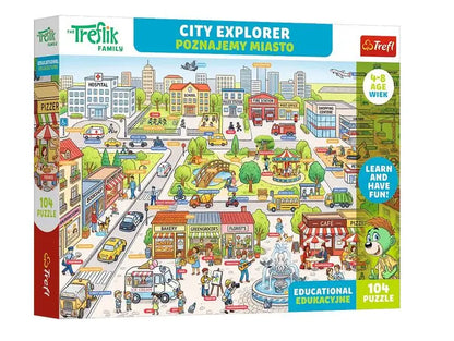 PUZZLE Edu 104 Poznajemy miasto 15605