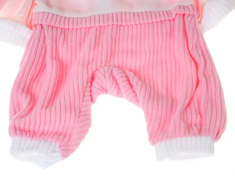 Ubranko dla lalki 45cm z wyszywanym jednorożcem