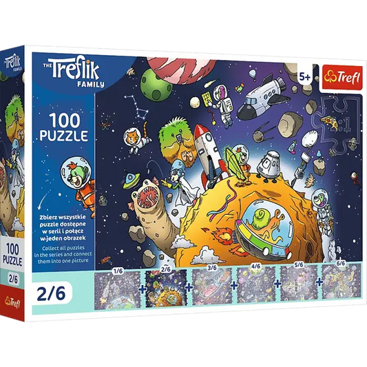 PUZZLE 100 UFT Treflik w kosmosie 16542