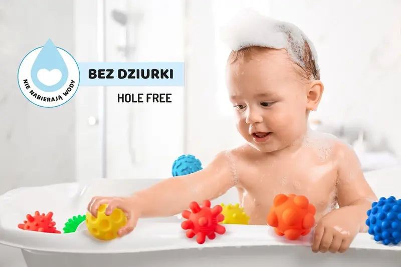 Piłeczki sensoryczne 8szt bez dziurki