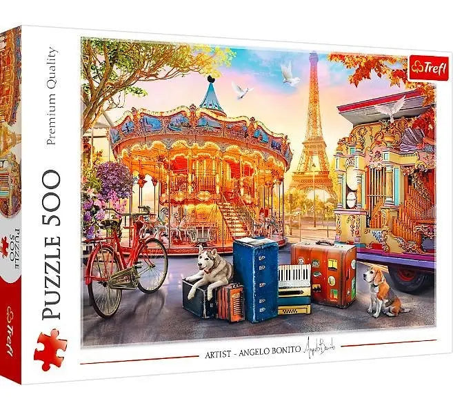 Puzzle 500 wakacje w paryżu