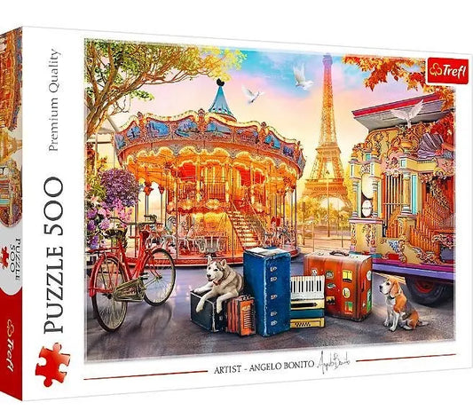 Puzzle 500 wakacje w paryżu