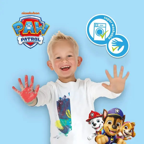 Psi Patrol malowanie odciskami palców