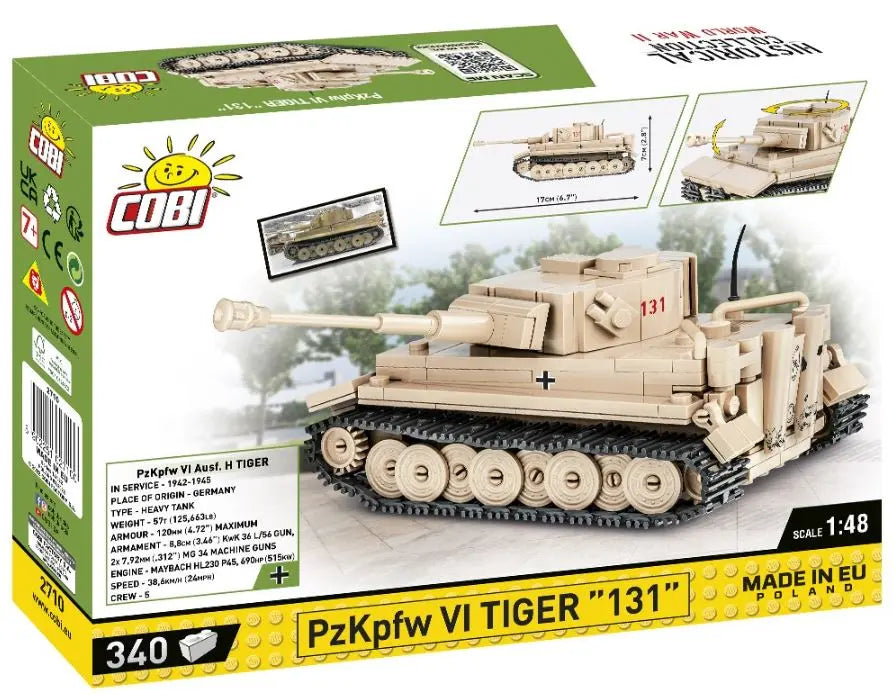 Historical Collection WWII Panzer VI Tiger 131 350 elementów 2710