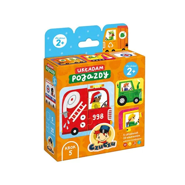 Puzzle - Układam pojazdy