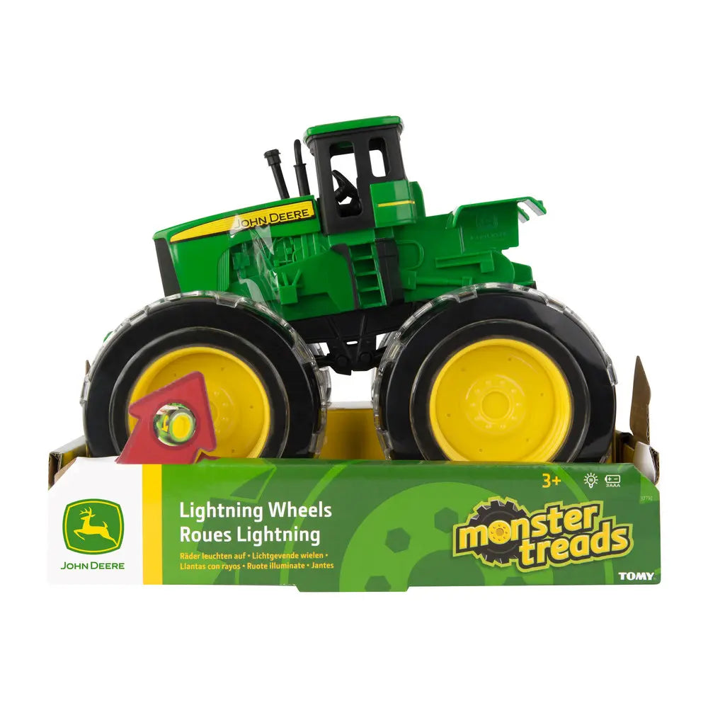 Traktor john deere monster świecące opony